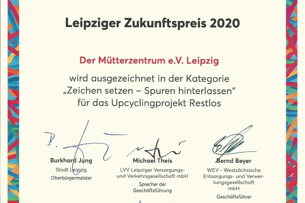 Leipziger Zukunftspreis 2020 scaled - Mütterzentrum e.V. Leipzig