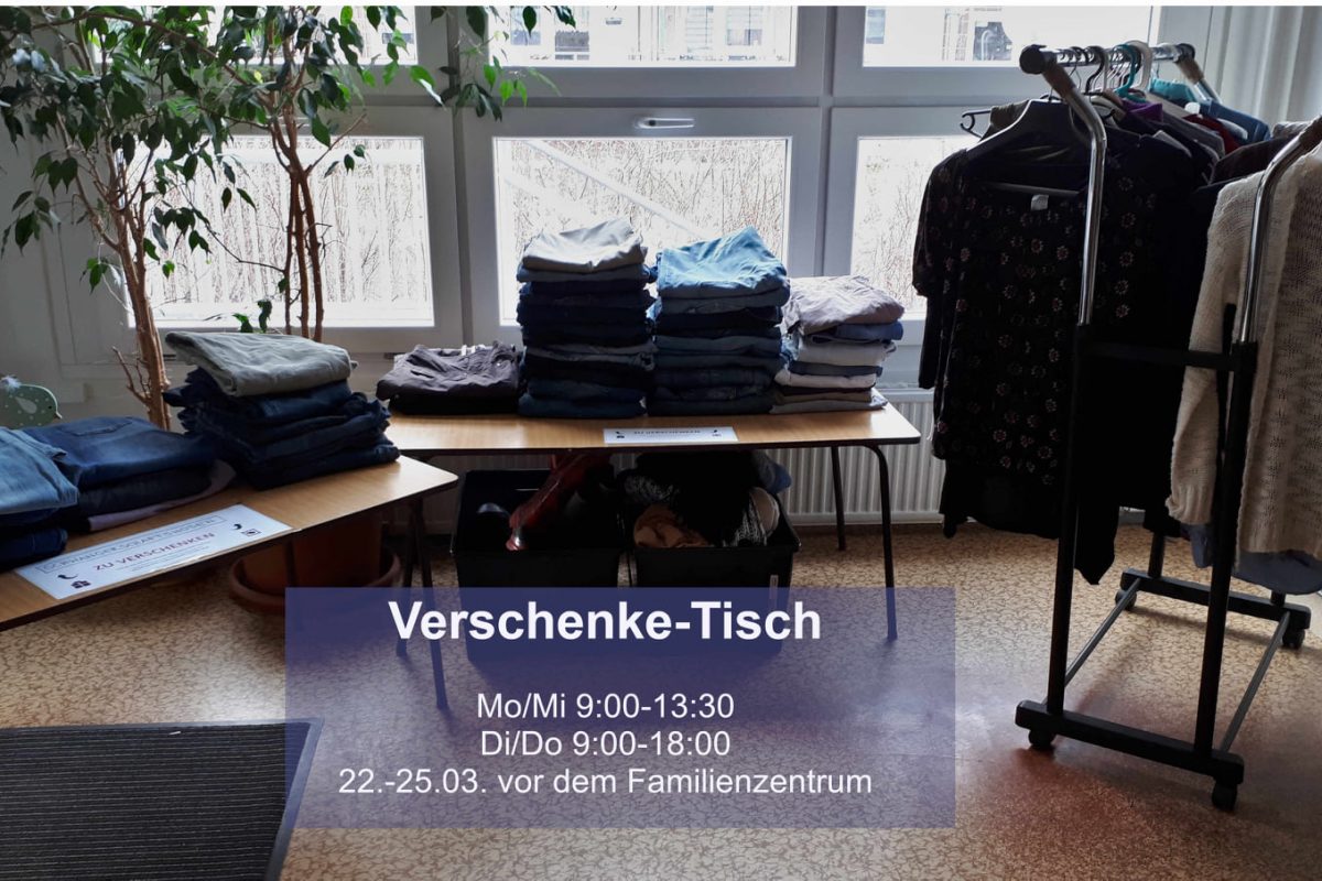 2021 03 22 verschenketisch paunsdorf - Mütterzentrum e.V. Leipzig