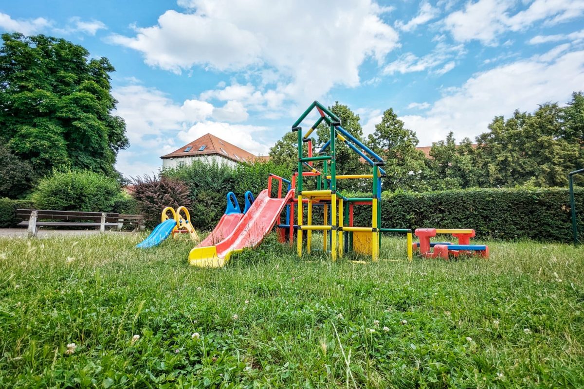 Garten an der Wohnung